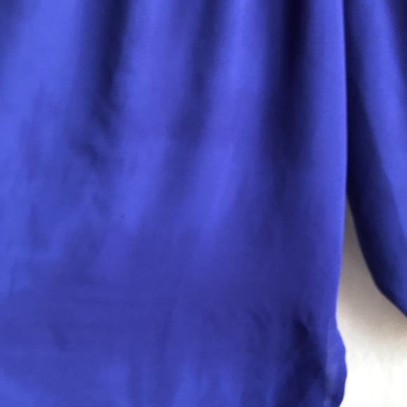 New York & Co. Soho Jeans royal blue Boho top, size XS - Picture 8 of 9